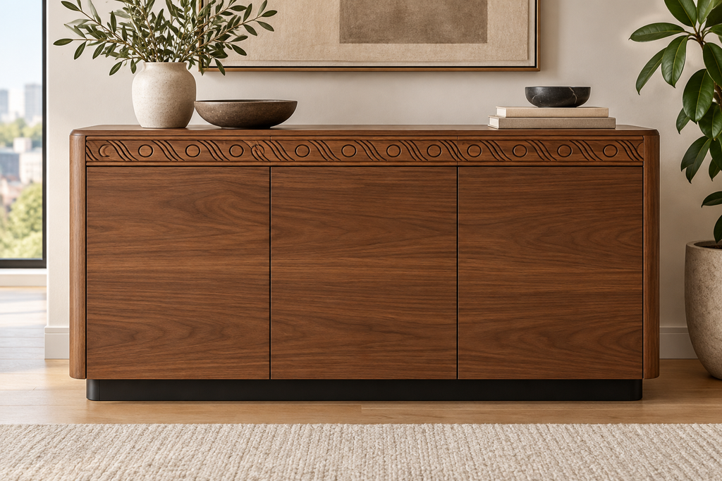 Moldura de madera grabada para mueble MM-52 – Kit de 4 piezas