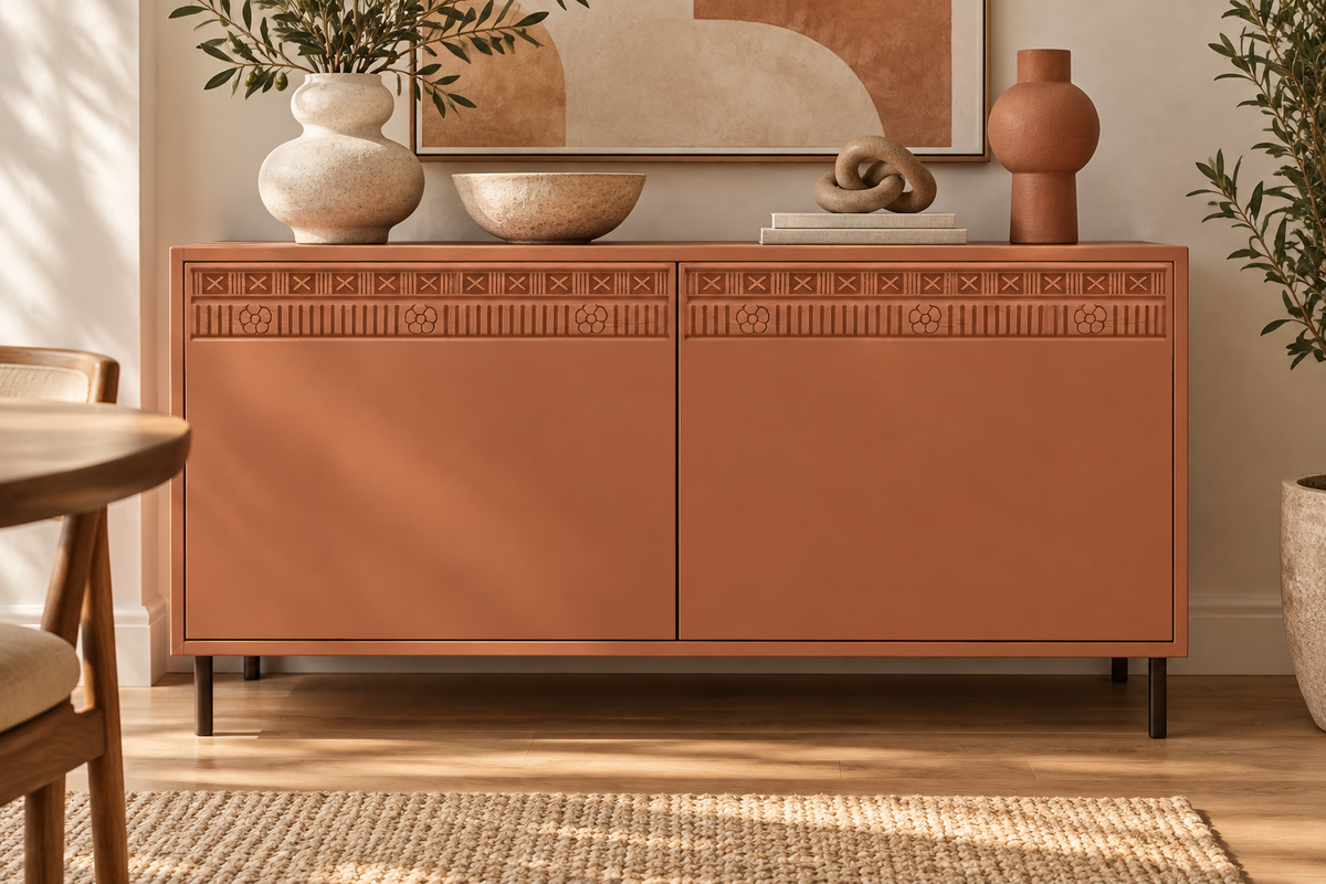 Moldura de madera grabada para mueble MM-68 – Kit de 4 piezas