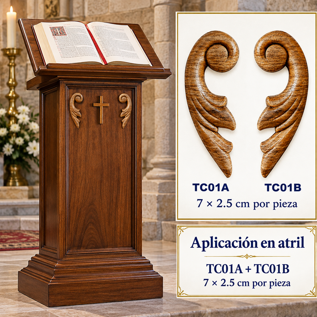 Kit de 10 pares de aplicaciones decorativas TC01