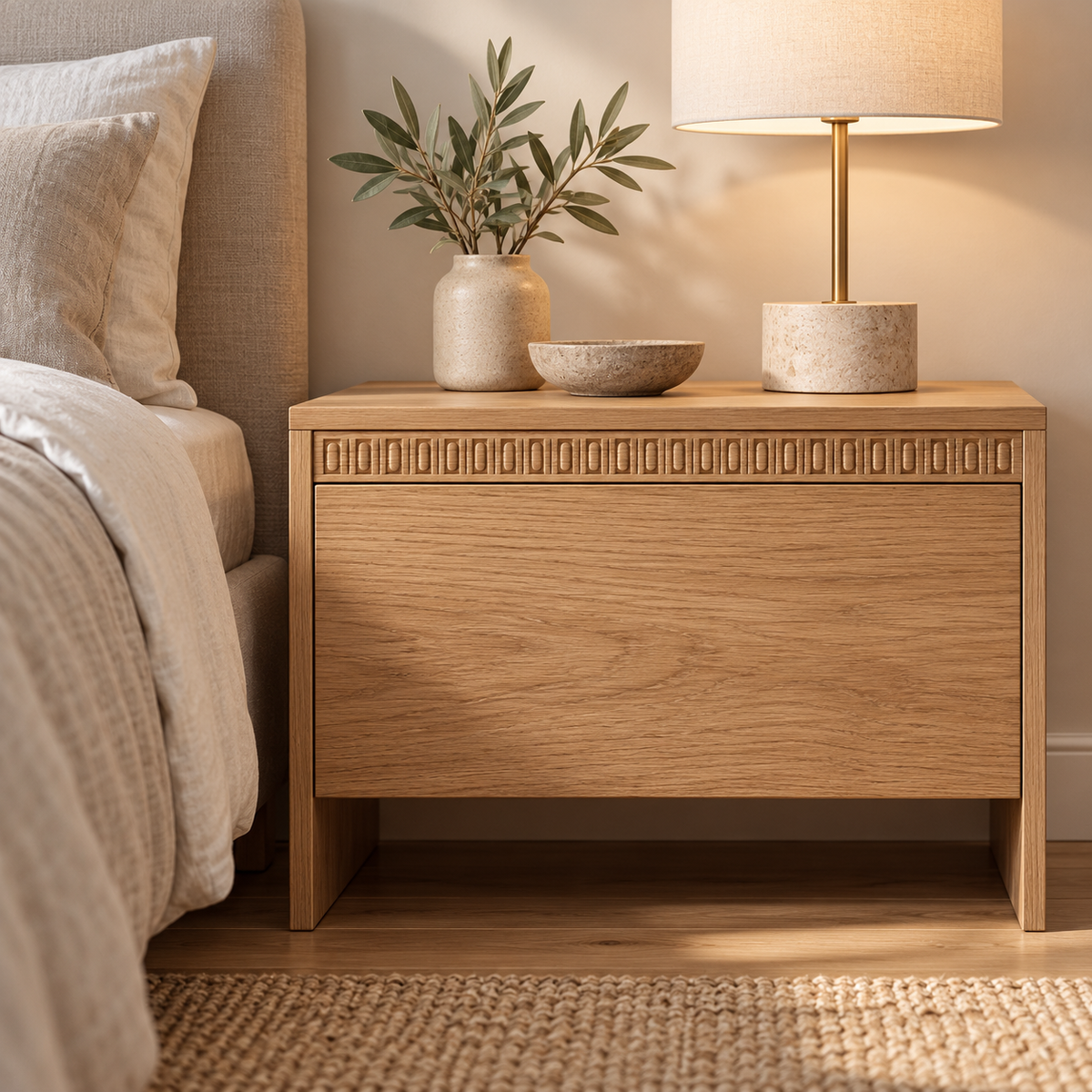 Moldura de madera grabada para mueble MM-74 – Kit de 4 piezas