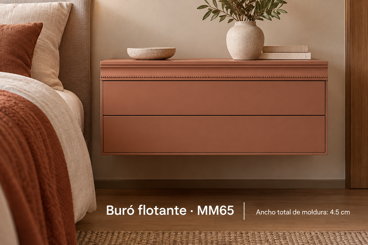 Moldura de madera grabada para mueble MM-65 – Kit de 4 piezas