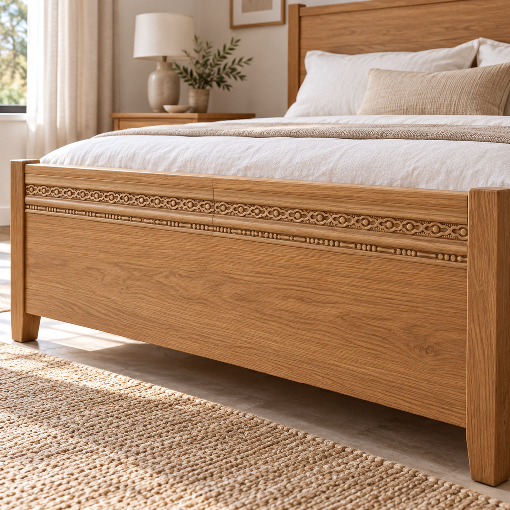 Moldura de madera grabada para mueble MM-86 – Kit de 4 piezas