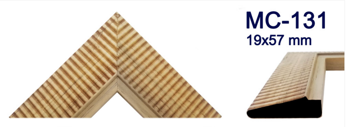 Moldura de madera grabada para marco MC131 – Kit de 4 piezas
