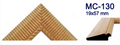 Moldura de madera grabada para marco MC130 – Kit de 4 piezas