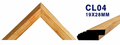 Moldura de madera lisa para marco CL04 – Kit de 4 piezas