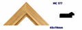 Moldura de madera grabada para marco MC177 – Kit de 4 piezas
