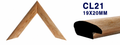 Moldura de madera lisa para marco CL21 – Kit de 4 piezas