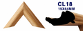 Moldura de madera lisa para marco CL18 – Kit de 4 piezas