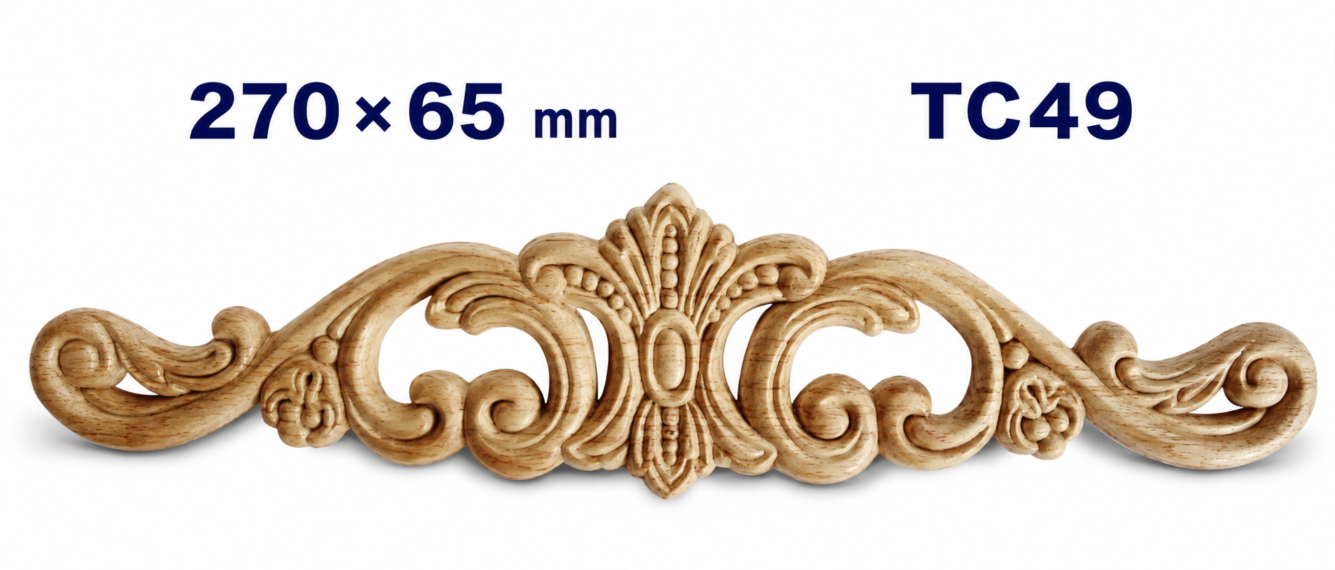 Aplicación decorativa de madera TC49
