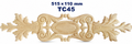 Aplicación decorativa de madera TC45