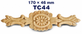 Aplicación decorativa de madera TC44