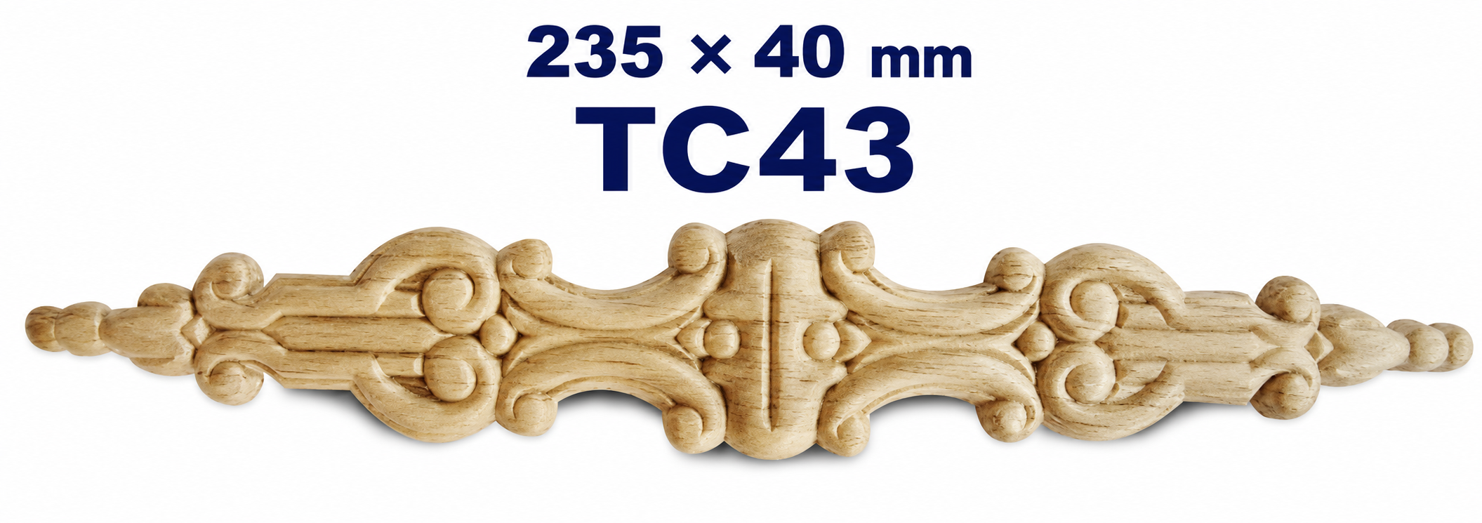 Aplicación decorativa de madera TC43