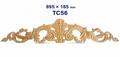 Aplicación decorativa de madera TC56