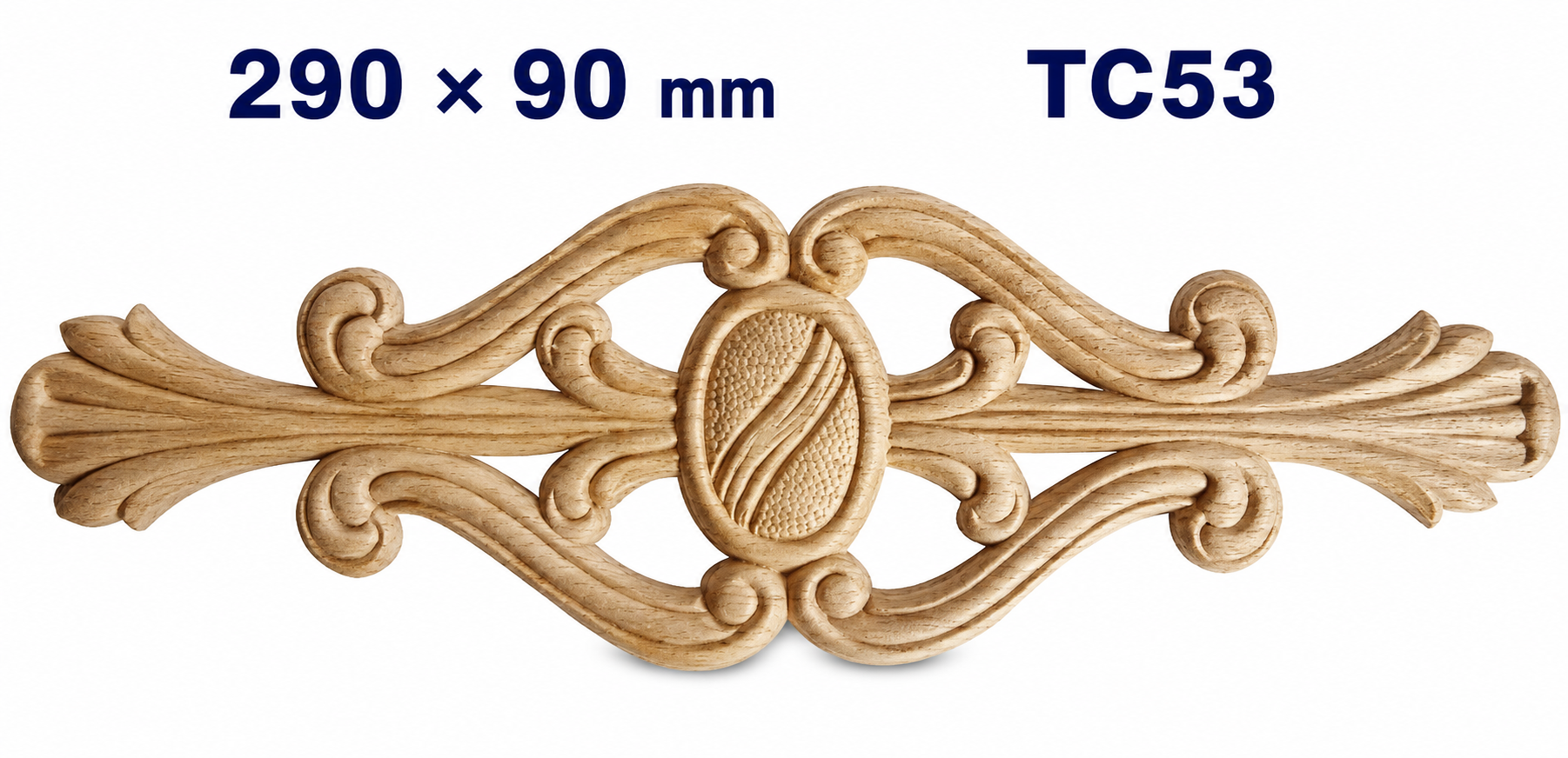 Aplicación decorativa de madera TC53