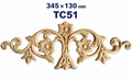 Aplicación decorativa de madera TC51