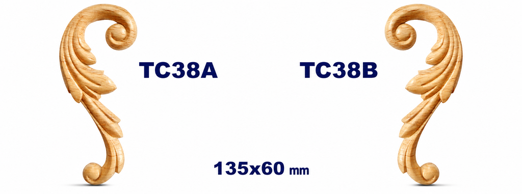 Kit de 5 pares de aplicaciones decorativas TC38