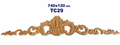 Aplicación decorativa de madera TC29