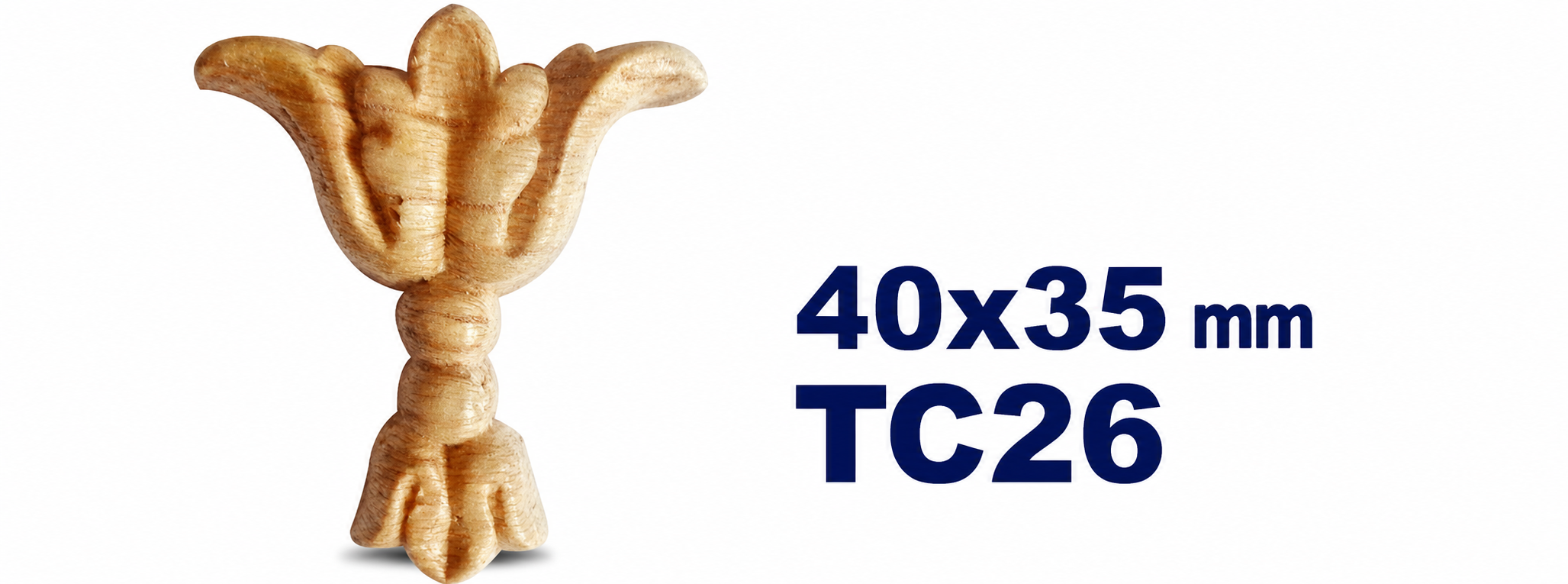 Aplicación decorativa de madera TC26