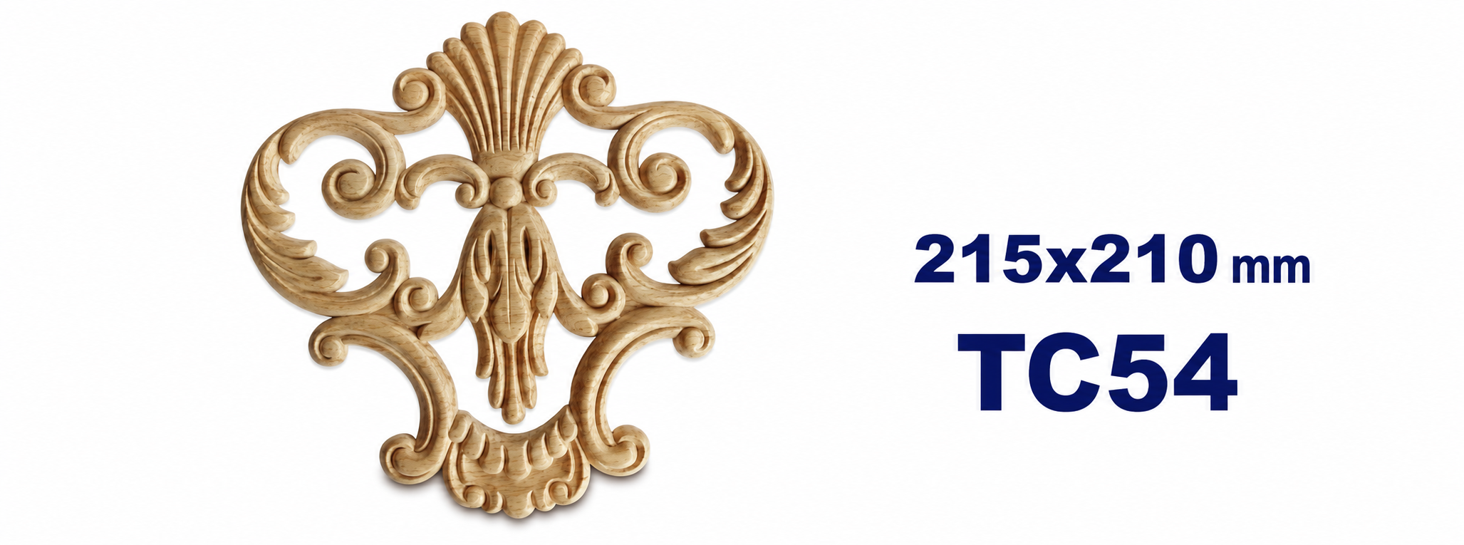 Aplicación decorativa de madera TC54