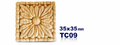 Aplicación decorativa de madera TC09