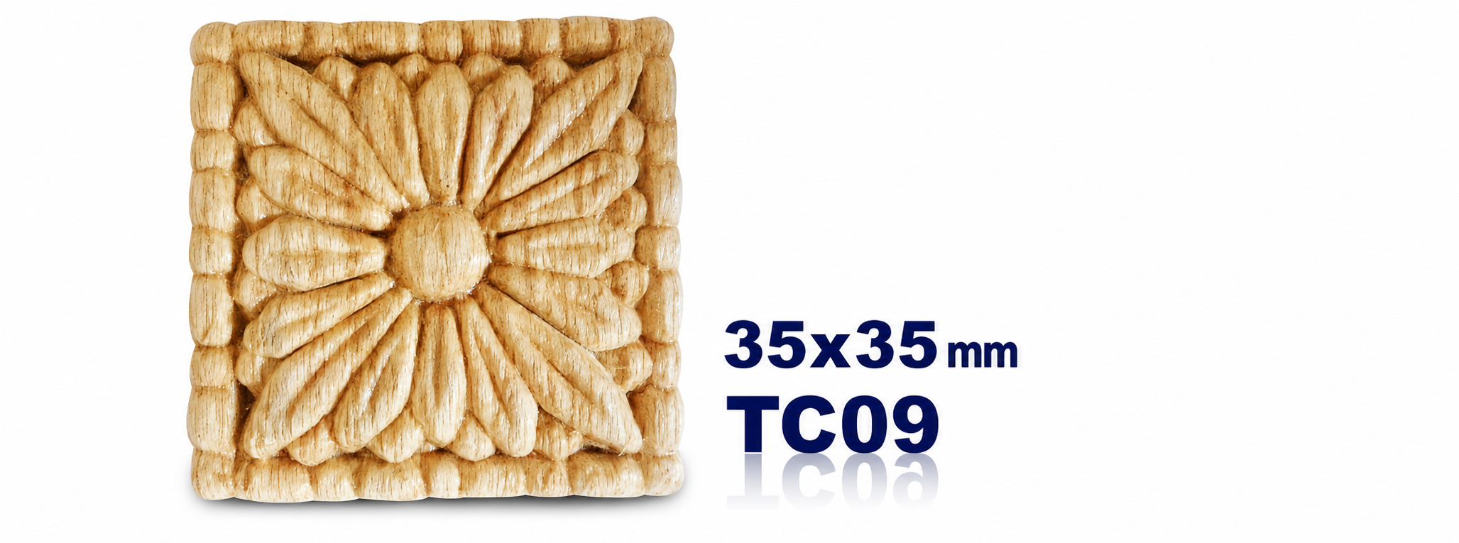 Aplicación decorativa de madera TC09