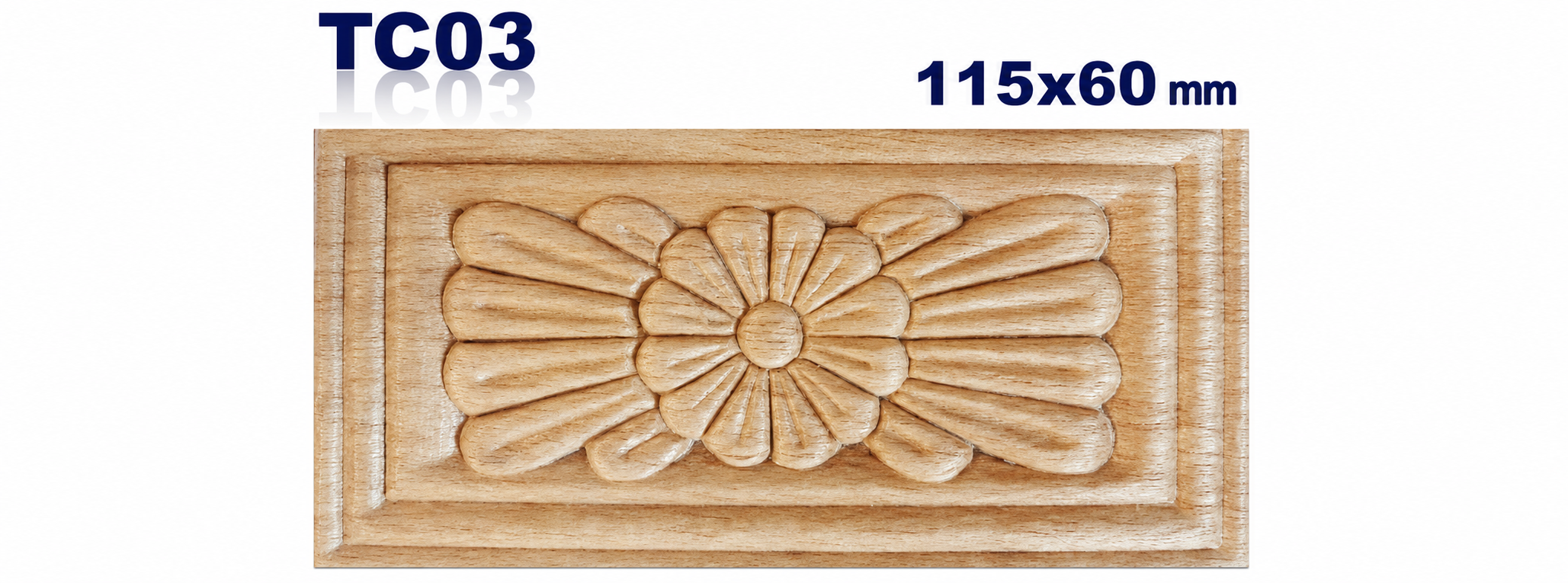 Aplicación decorativa de madera TC03