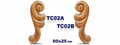 Aplicación decorativa de madera TC02B