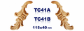 Aplicación decorativa de madera TC41B