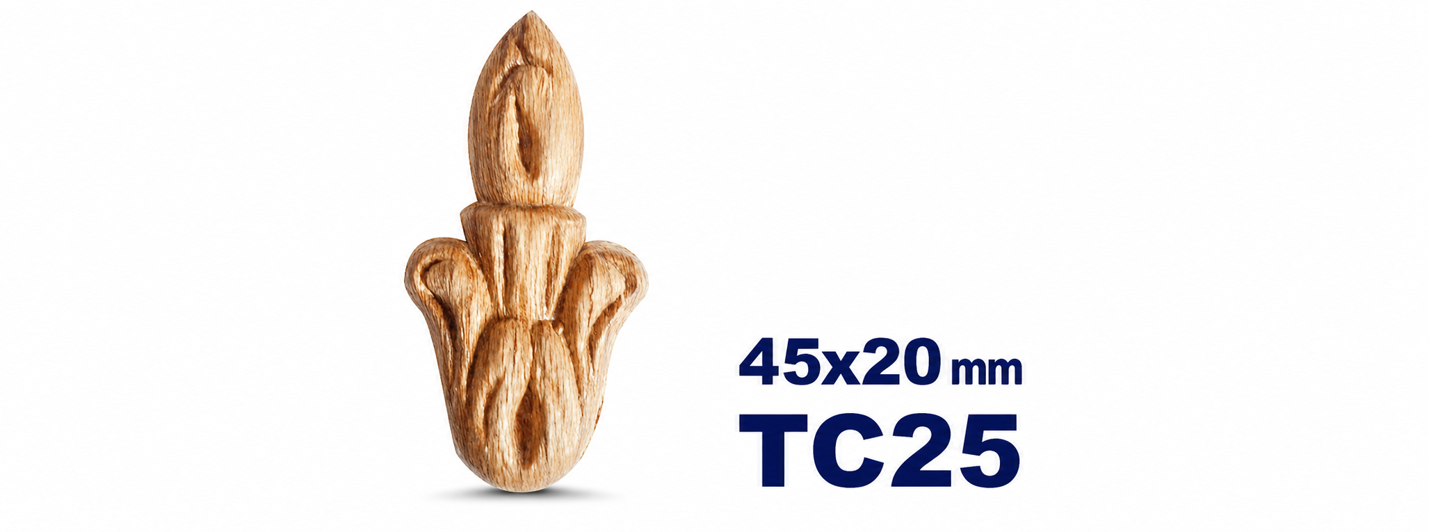 Aplicación decorativa de madera TC25