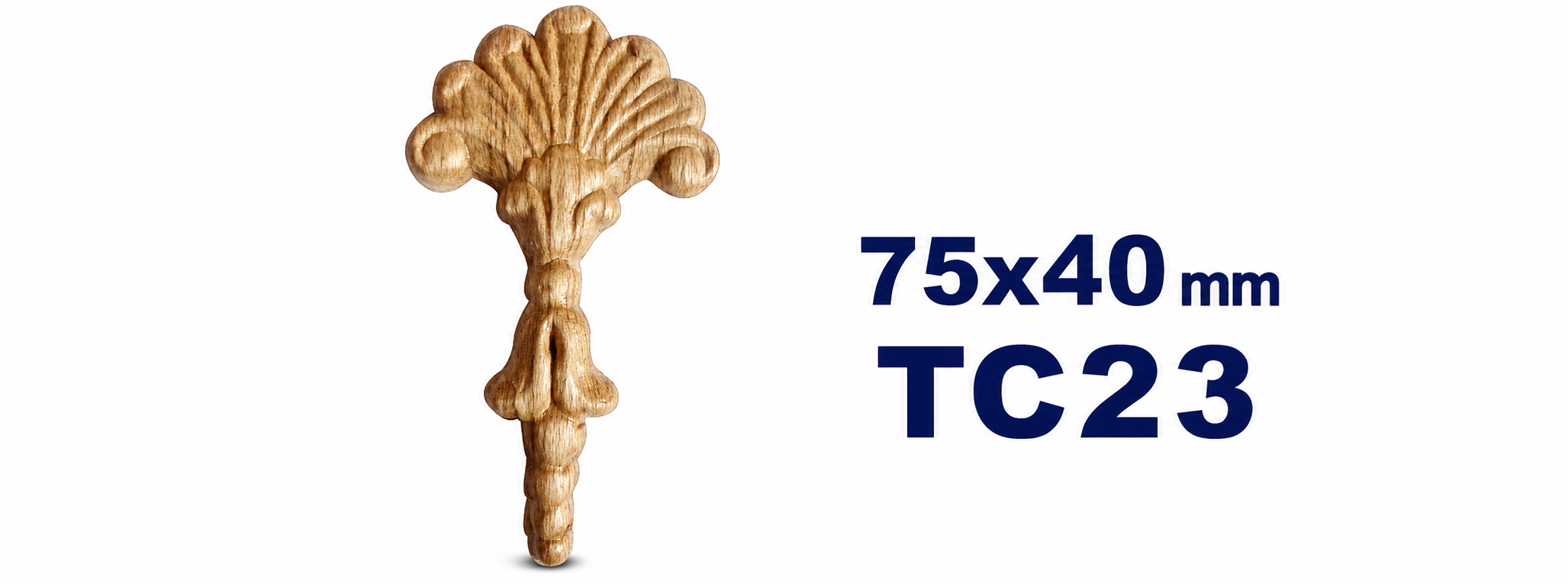 Aplicación decorativa de madera TC23