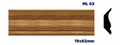 Moldura de madera lisa para mueble ML-63 – Kit de 2 Piezas (2.5 m Totales)