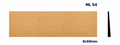 Moldura de madera lisa para mueble ML-54 – Kit de 2 Piezas (2.5 m Totales)