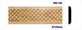 Moldura de madera grabada para mueble MM-133 – Kit de 2 piezas