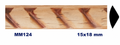 Moldura de madera grabada para mueble MM-124 – Kit de 2 piezas