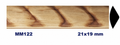 Moldura de madera grabada para mueble MM-122 – Kit de 2 piezas