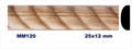 Moldura de madera grabada para mueble MM-120 – Kit de 2 piezas