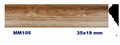 Moldura de madera grabada para mueble MM-105 – Kit de 2 piezas