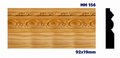 Moldura de madera grabada para mueble MM-156 – Kit de 2 piezas