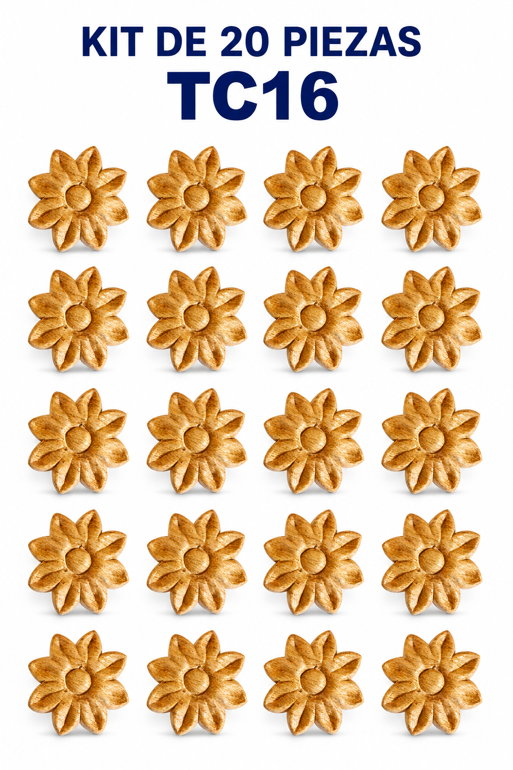 Kit de 20 Aplicaciones Decorativas TC16