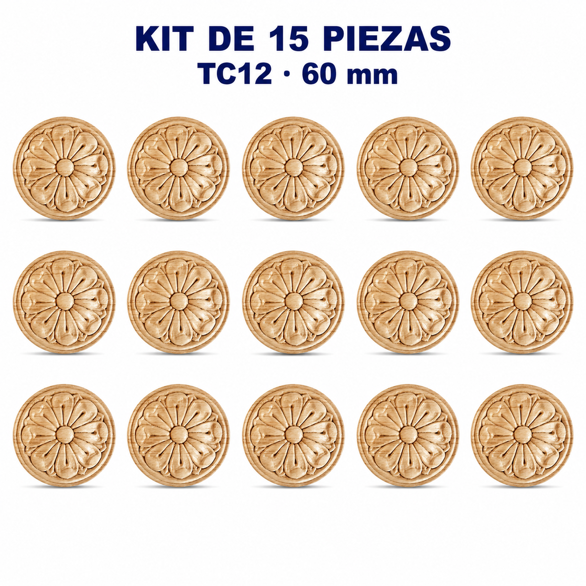 Kit de 15 Aplicaciones Decorativas TC12