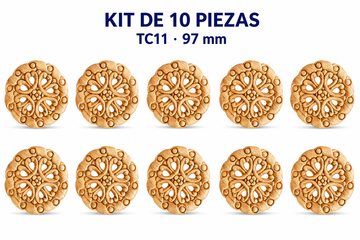 Kit de 10 Aplicaciones Decorativas TC11