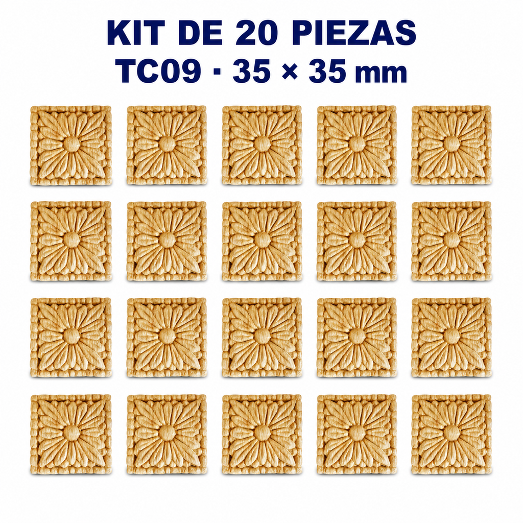 Kit de 20 Aplicaciones Decorativas TC09