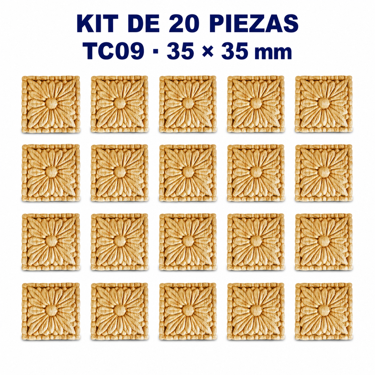 Kit de 20 Aplicaciones Decorativas TC09