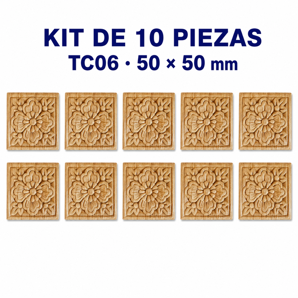 Kit de 10 Aplicaciones Decorativas TC06