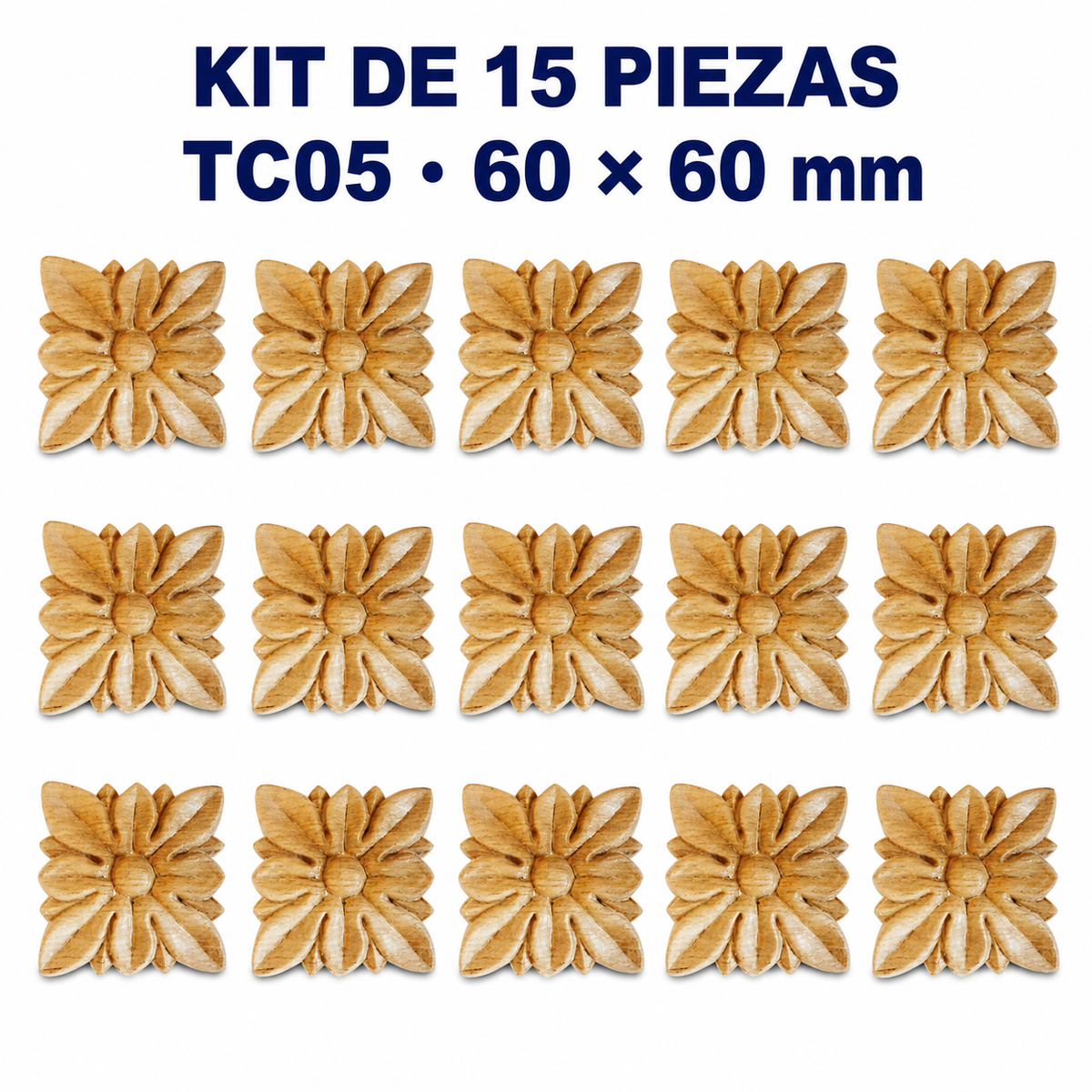 Kit de 15 Aplicaciones Decorativas TC05