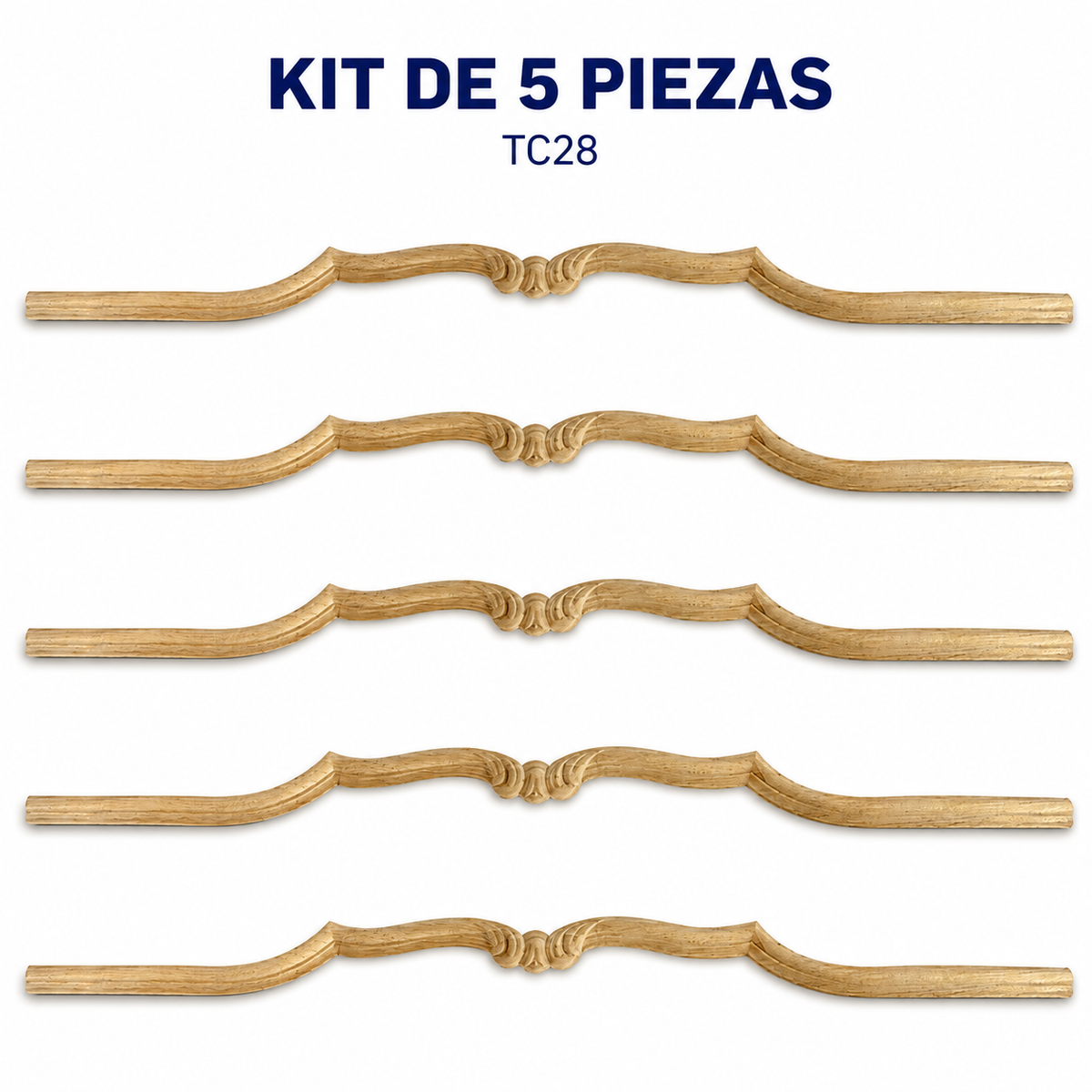 Aplicación decorativa de madera TC28