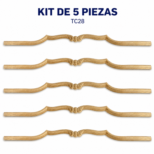 Aplicación decorativa de madera TC28