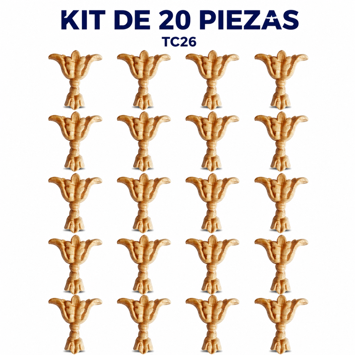 Kit de 20 Aplicaciones Decorativas TC26