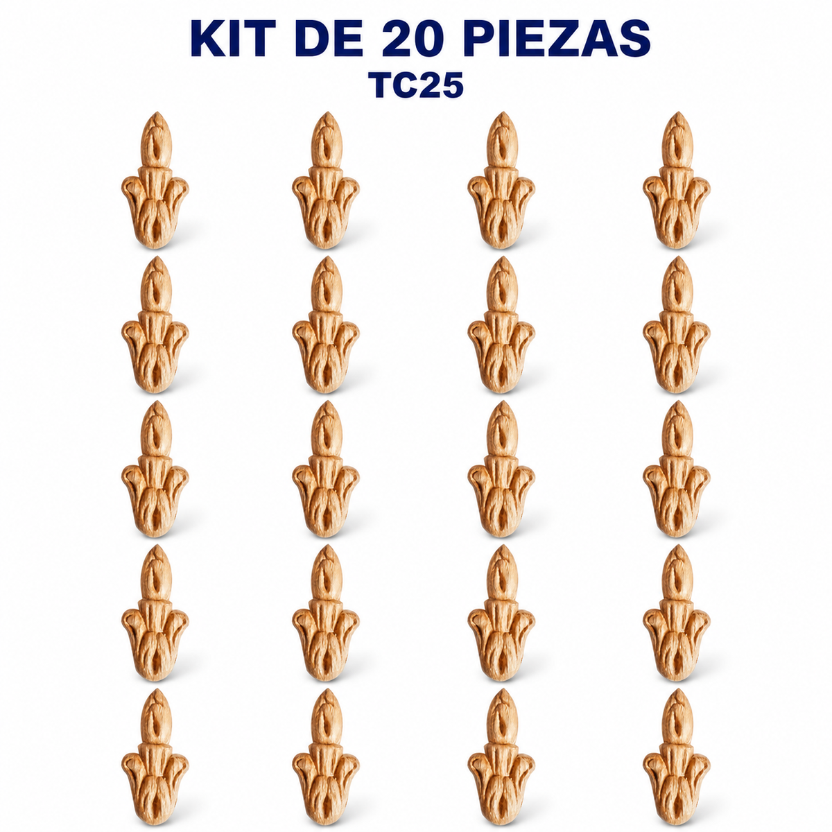 Kit de 20 Aplicaciones Decorativas TC25