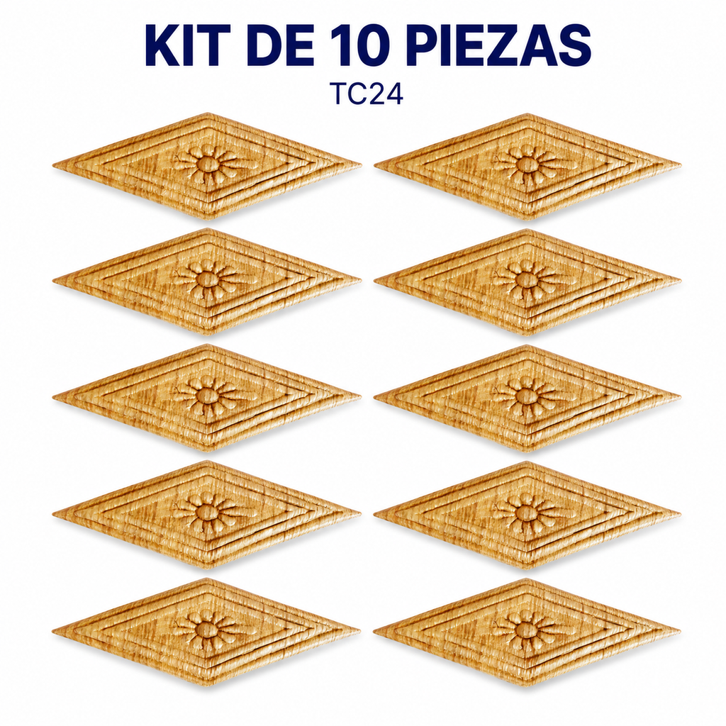 Kit de 10 Aplicaciones Decorativas TC24